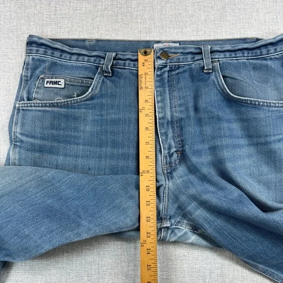 2 Pairs Tyndale FR Flame Resistant Carpenter Jeans Men 38x30 CAT2 Blue Utility
